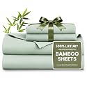 Love's cabin 100% Rayon Derived from Bamboo, Queen Sheet Set, 6 Pieces