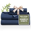 Love's cabin 100% Rayon Derived from Bamboo, King Size Sheet Set, 6 Pieces