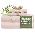 Love's cabin 100% Rayon Derived from Bamboo, King Size Sheet Set, 6 Pieces