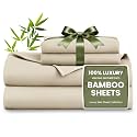 Love's cabin 100% Rayon Derived from Bamboo, Queen Sheet Set, 6 Pieces