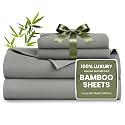 Love's cabin 100% Rayon Derived from Bamboo, Queen Sheet Set, 6 Pieces