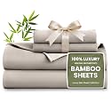 Love's cabin 100% Rayon Derived from Bamboo, Queen Sheet Set, 6 Pieces