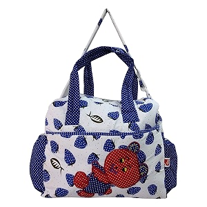 love baby medium diaper bag blue