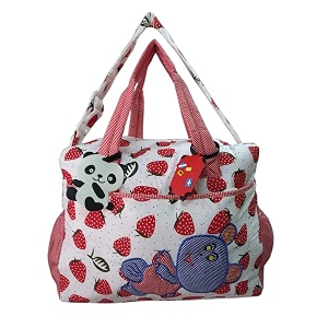 love baby medium diaper bag red