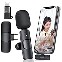 Love Bear K8 Wireless Collar Mic for Type-C Android Cell Phone, Tablets & iPhone Supported Lavalier Microphone, Noise Reduction Lapel Mike -Shoots,Youtubers, Video Recording,Facebook,Live Stream