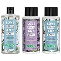 Love Beauty &amp; Planet Argan Oil and Lavender Sulfate Free Smooth and Serene Shampoo, 400ml&amp;Love Beauty &amp; Planet Body Wash 400 ml&amp;Love Beauty &amp; Planet Volumizing Shampoo