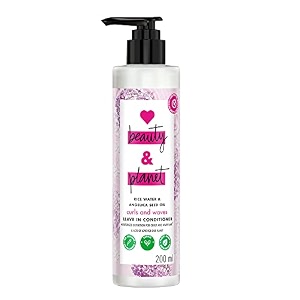love beauty and planet rice water amp angelica seed oil silicone-free curl amp waves leave-in no parabens no dyes angelica essential oil 200ml