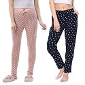 Cotton Printed Pyjamas for Women Combo (Pack of 2)