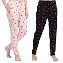 Cotton Printed Pyjamas for Women Combo (Pack of 2)