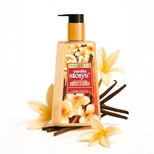 the love co vanilla hand wash - infused moisturizing amp soothing - gentle cleanser for soft hydrated hands - ideal for sensitive skin - 250ml