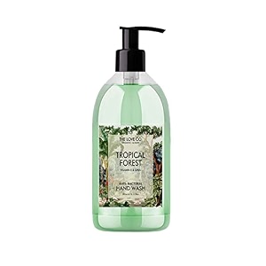 the love co tropical forest moisturizing gentle and perfect for soft sensitized hand wash 300ml - gentle cleanser for soft hands - liquid hand soap suitable for sensitive skin