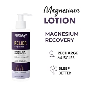the love co magnesium sleep body lotion 200ml  topical magnesium chloride supplement for muscle recovery better sleep  magnesium oil supports deep sleep recovery from cramps fitness