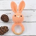 Love Crochet Art Animal Shape Crochet Rattle