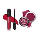 Love Earth Lip And Cheek Tint &amp; Liquid Lipstick Combo| Includes Liquid Mousse Lipstick - Spicy Sangria Matte Finish-6ml &amp; Lip And Cheek Tint Multipot -Seize the day Creamy Matte-8gm