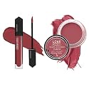 Love Earth Lip And Cheek Tint &amp; Liquid Lipstick Combo| Includes Liquid Mousse Lipstick - Pink &amp; Tonic Matte Finish-6ml &amp; Lip And Cheek Tint Multipot-Never Look Back Creamy Matte-8gm