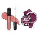 Love Earth Lip And Cheek Tint &amp; Liquid Lipstick Combo| Includes Liquid Mousse Lipstick - Pink Lady Matte Finish-6ml &amp; Lip And Cheek Tint Multipot -Pink from inside Creamy Matte-8gm