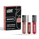 Love Earth Liquid Mousse Lipstick Brights Matte Finish Mini Combo Pack | Lightweight, Non-Sticky, Non-Drying,Transferproof, Waterproof Lipstick Set | (1.5Ml X 3) 4.5ML
