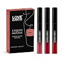 Love Earth Liquid Mousse Lipstick - More Reds Matte Finish Mini Combo Pack | Lightweight, Non-Sticky, Non-Drying,Transferproof, Waterproof Lipstick Set | (1.5Ml X 3) 4.5ML