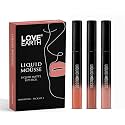 Love Earth Liquid Mousse Lipstick - More Nuds Matte Finish Mini Combo Pack | Lightweight, Non-Sticky, Non-Drying,Transferproof, Waterproof Lipstick Set | (1.5Ml X 3) 4.5ML
