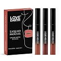 Love Earth Liquid Mousse Lipstick - More Browns Matte Finish Mini Combo Pack | Lightweight, Non-Sticky, Non-Drying,Transferproof, Waterproof Lipstick Set | (1.5Ml X 3) 4.5ML