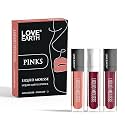 Love Earth Liquid Mousse Lipstick Pinks Matte Finish Mini Combo Pack | Lightweight, Non-Sticky, Non-Drying,Transferproof, Waterproof Lipstick Set | (1.5Ml X 3) 4.5ML