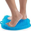 Foot Scrubber for Use in Shower - Foot Cleaner & Shower Foot Massager by Love Lori - w/ Suction Cups