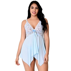 Love Maker Net Above Knee Women Babydoll