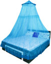 Love N Care full sky blue foldable mosquito net Cotton Adults Mosquito Net (full sky blue, Ceiling Hung)