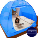 Love N Care Foldable Double Bed Net with Ventilation Visibility & safety from insect Cotton Adults Mosquito Net