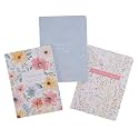 With Love Notebook Set: Teachers Plant Seeds That Grow Forever, Teachers Appreciation Gifts, Slim Notebooks, Cardstock, Flexible Cover, Lined Paper, 64 Pages Each, Floral, Pastels, Set/3 Large