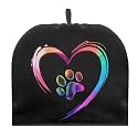 Love Paws Teapot Cozies Stain Resistant Thermal Insulated Fabric Teapot Cozy Breakfast Warmer for English Tea Sets Kitchen Home Decorative Tea Pots with Hanging Loop