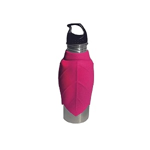 love for pets cup-n-go travel pet bottle dog water bottle for walking pet water dispenser feeder portable with drinking cup bowl outdoor hiking travel for puppy dogs amp cats 750 ml hot pink