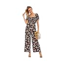 Love Welove Fashion Jumpsuits for Women Fall Dressy Casual Floral Rompers