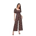 Love Welove Fashion Jumpsuits for Women Fall Dressy Casual Floral Rompers