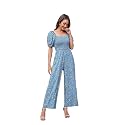 Love Welove Fashion Jumpsuits for Women Fall Dressy Casual Floral Rompers