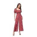 Love Welove Fashion Jumpsuits for Women Fall Dressy Casual Floral Rompers