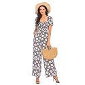 Love Welove Fashion Jumpsuits for Women Fall Dressy Casual Floral Rompers