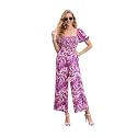 Love Welove Fashion Jumpsuits for Women Fall Dressy Casual Floral Rompers