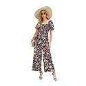 Love Welove Fashion Jumpsuits for Women Fall Dressy Casual Floral Rompers
