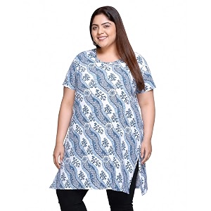 In Love Womens All-Over Printed Cotton Plus