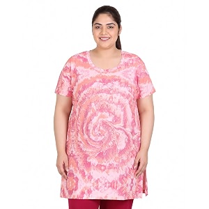 In Love Womens All-Over Printed Cotton Plus
