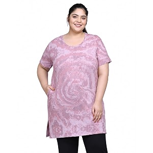 In Love Womens All-Over Printed Cotton Plus