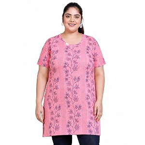 In Love Womens All-Over Printed Cotton Plus