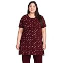 In Love Women39s All-Over Printed Cotton Plus