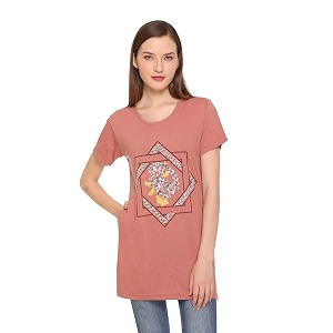 In Love Womens Plus Size Longline T-Shirt