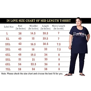 In Love Womens Plus Size Longline T-Shirt