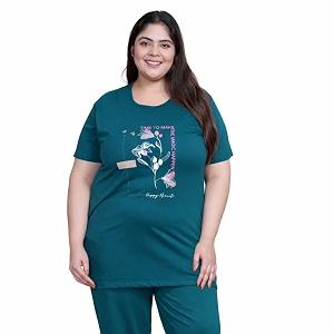 In Love Womens Plus Size Longline T-Shirt