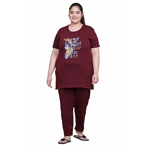 In Love Womens Plus Size Longline T-Shirt