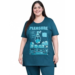 In Love Womens Plus Size Longline T-Shirt