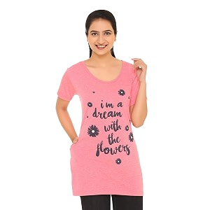 In Love Womens Plus Size Longline T-Shirt